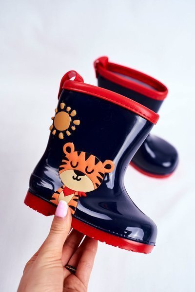 Bottes Galoches en Caoutchouc Enfant Bleu Marine
