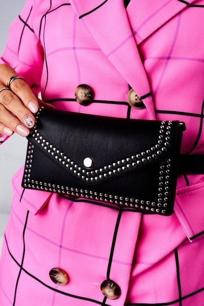 Petit sac à main Kidney Bag 2in1 Bruno Rossi Noir