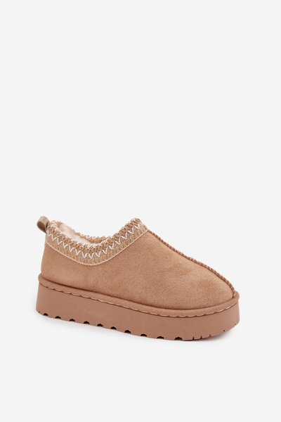 Kinder Schneestiefel mit Stickerei Beige Prina