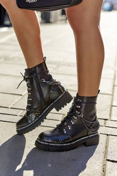 Warmed Workers mit Ketten Black Linus