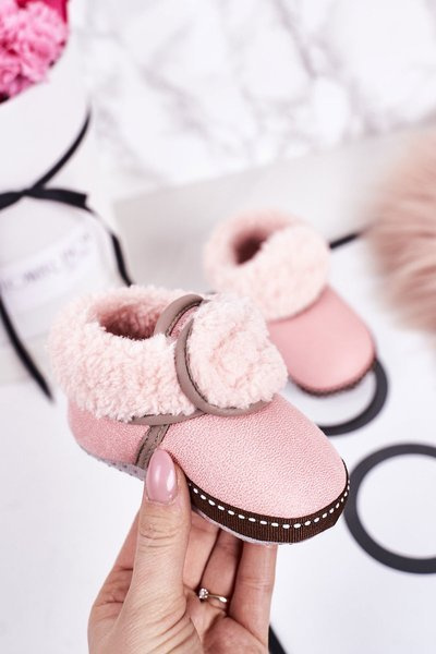 Chaussons Isolés Enfant Rose Cloudlet