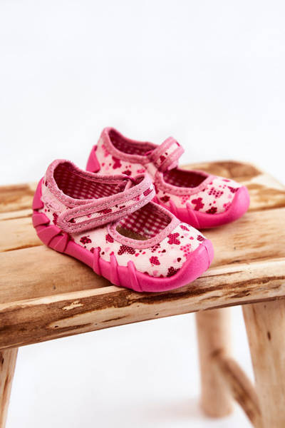 Balerina šlepetės Befado Butterflies 109P257 Pink