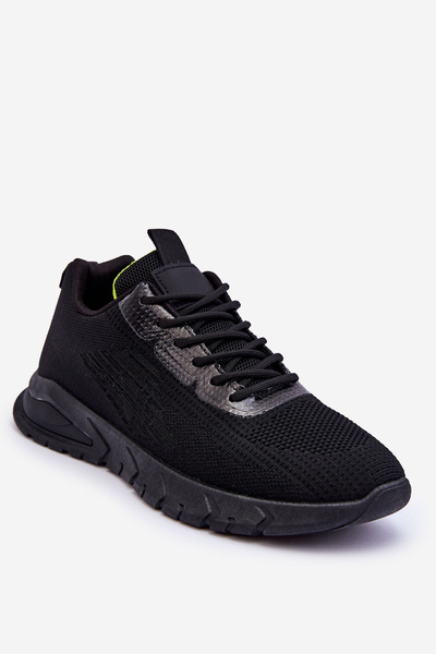 Chaussures de sport classiques pour hommes noires Santiago