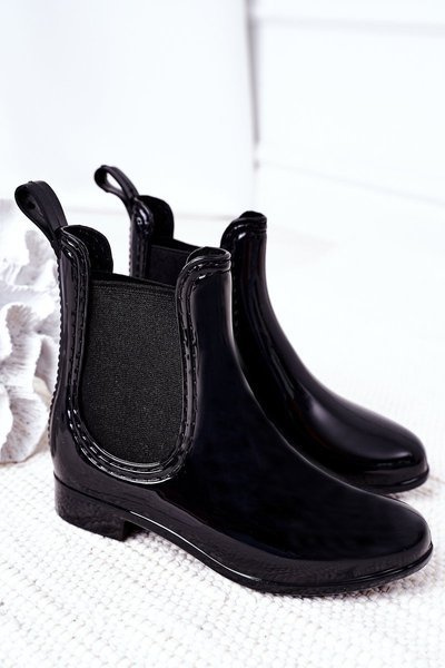 Vaikiški „Galoshes“ lietaus batai Black Lily
