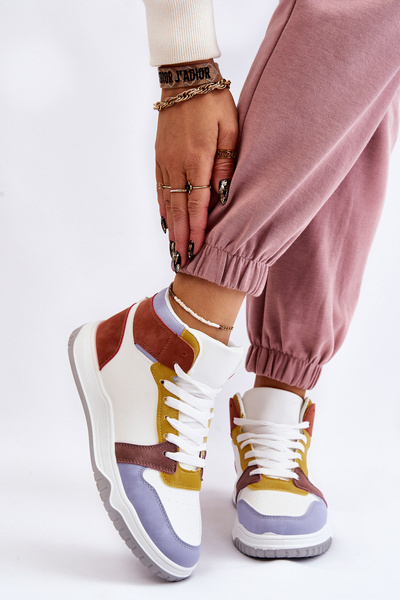 High Women's Sport Shoes Sneakers Multicolour Rumor
