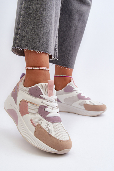 Baskets Plateforme Femme Violet Lenivia