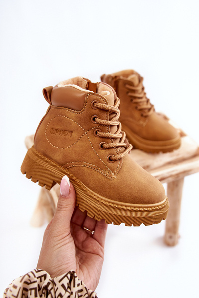 Bottes Chaudes Enfant Camel Cheddy