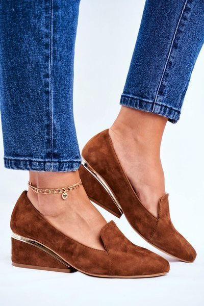 Brogue pentru femei rafinate maro 1205