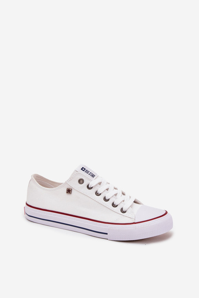 Férfi Alacsony Textil Sneakers Big Star DD174500 Fehér