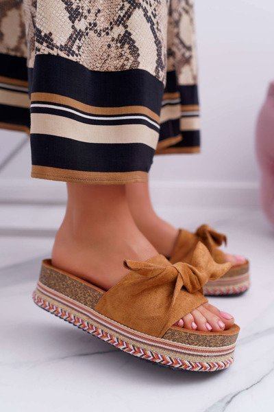 Platforma Platforma Flip Flops Camel Chantal