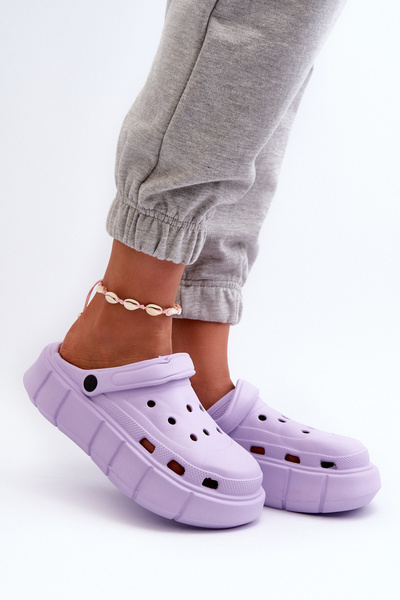 Moteriška putplasčio platforma Purple Beckett