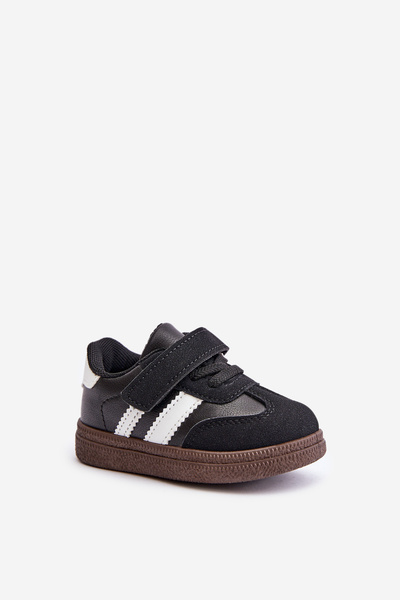 Baskets Velcro Enfant Noir Tromella