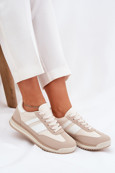 Baskets Sportives Dames Panthère Beige Galabis