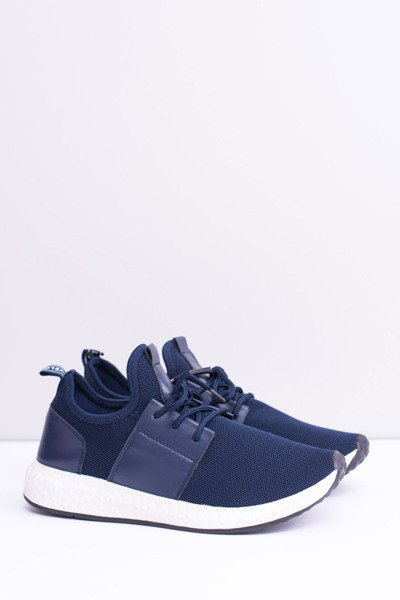 Marineblaue Mathieu Sportschuhe für Männer