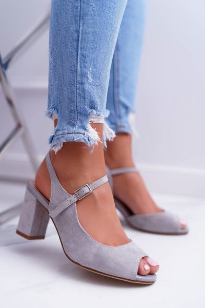 Sandale pentru femei Stiletto Sergio Leone SK808 Dali Grey