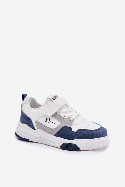 Lengvi Vaikiški Sneakers Big Star RR374052 Balti-Mėlyni