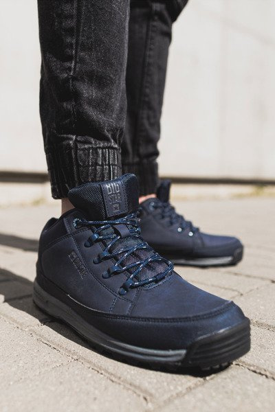 Trekingo jaunimo batai Big Star High Outdoor tamsiai mėlyni EE274817