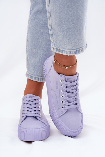 Women's Fabric Sneakers Big Star RR274406 Purple