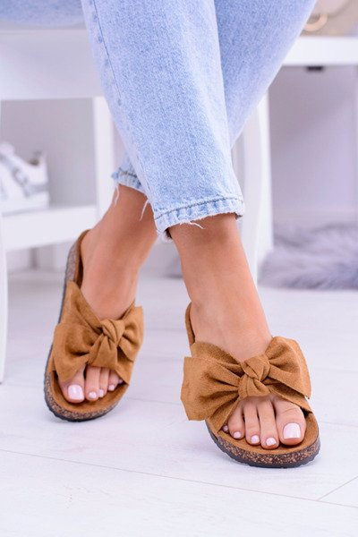 Women's Cork Flip Flops Camel Camel Dominica