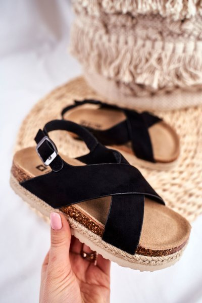 Children's Sandals Shoes Big Star Black FF374168