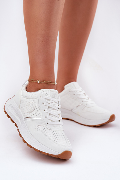 Adidași Femei Pe Platformă Big Star RR274487 Hi-Poly System Albi