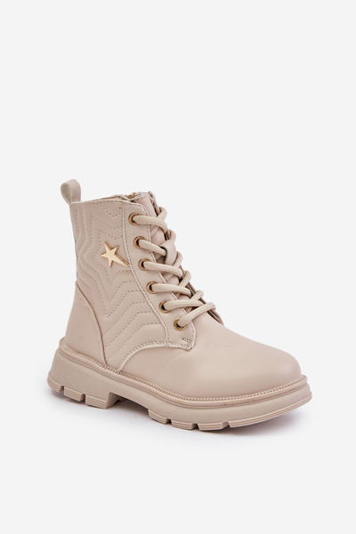 Bottes enfant doublées brillantes avec décoration noir-rose Bunnyjoy