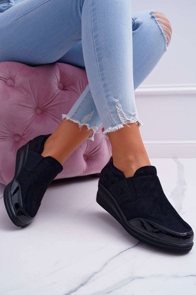 Sergio Leone PB225 fekete tornacipő