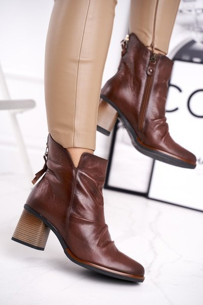 Damen Stiletto Stiefel Maciejka Braun 04757-02