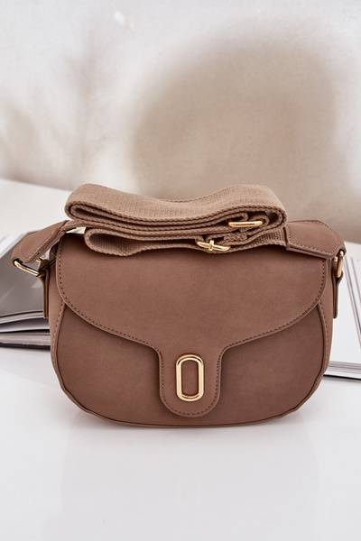 Sac À Bandoulière En Cuir Écologique Beige Foncé Samriddhi