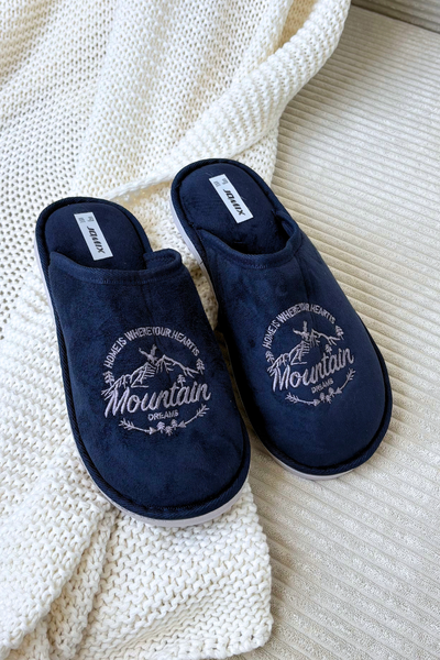 Chaussons pour hommes Tiranne Bleu Marine
