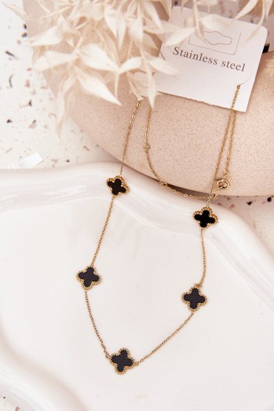 Stainless Steel Chain Gold-Black