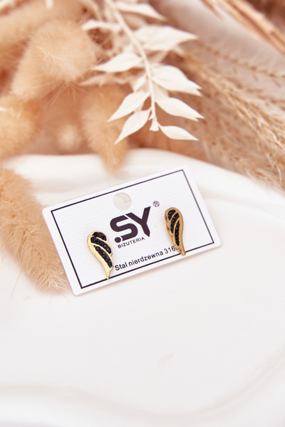 Cerceii pentru femei auriu aripi frumoase zboară