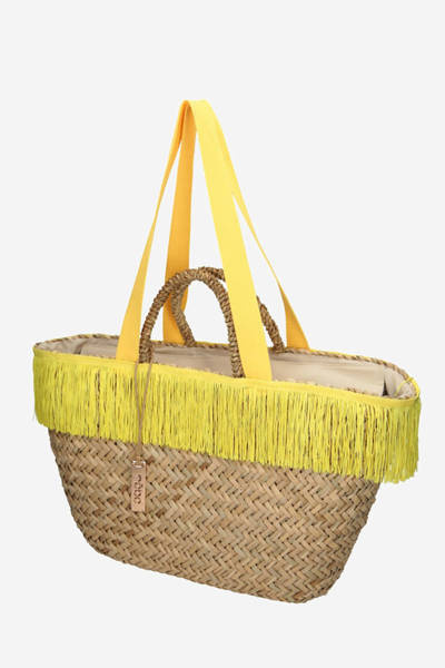 Geantă de plajă NoBO XP0320-C008 BEIGE-galben
