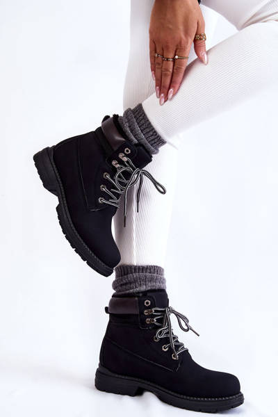 Bottes chaudes femme noir Lonne