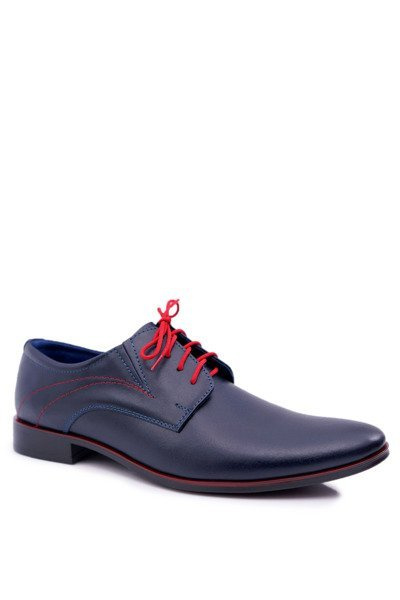 Men's Elegant Leather Menelaos Blue Men's Elegant Leather Half Shoes
