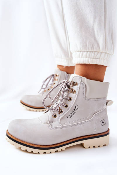 Women's Timber Trappers With Insulation Light Grey Tiempo