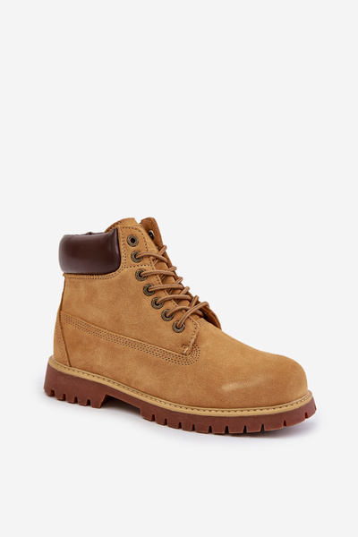 Bottes isolées en daim pour hommes Big Star OO174136 HI-POLY SYSTEM Camel
