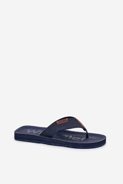 Herren Flip-Flops WRANGLER ZANE FLIPFLOP MEN LOW 20251044.24H marineblau