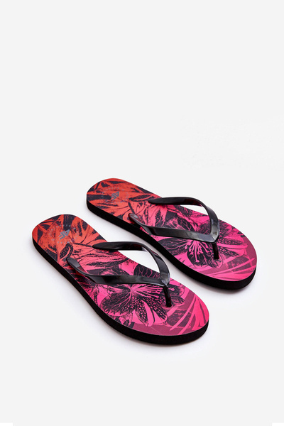Klassische Flip-Flops 4F 4FSS23FFLIF060-90S Schwarz-Rosa