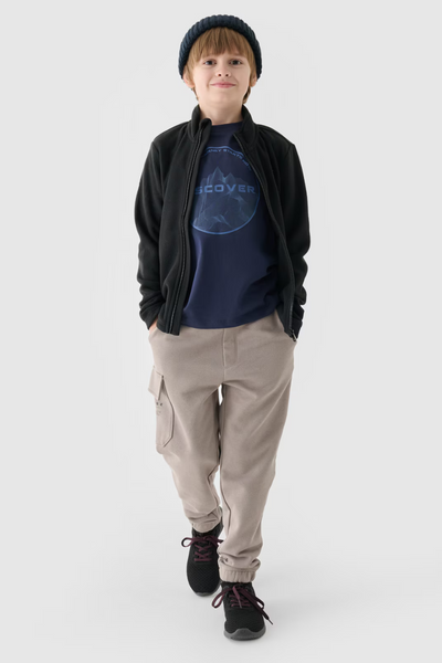 Polaire Avec Col Garçon 4F 4FJWMM00TFLEM245-20S Noir