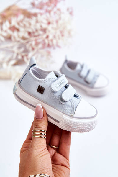 Kinderturnschuhe mit Klettverschluss BIG STAR HH374204 Blau