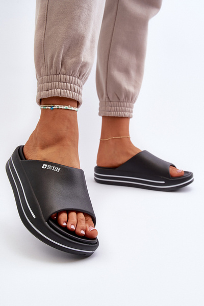 Sandales à plateforme pour femmes Big Star NN274A037 noir