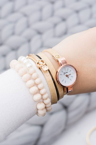 Copper Women's Double Strap Watch