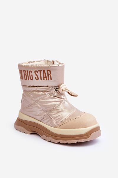 Bottes de neige isolées zippées pour enfants noir Big Star MM374197