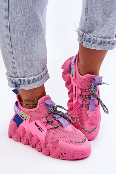 Baskets Tendance Slip-on Rose Evolution
