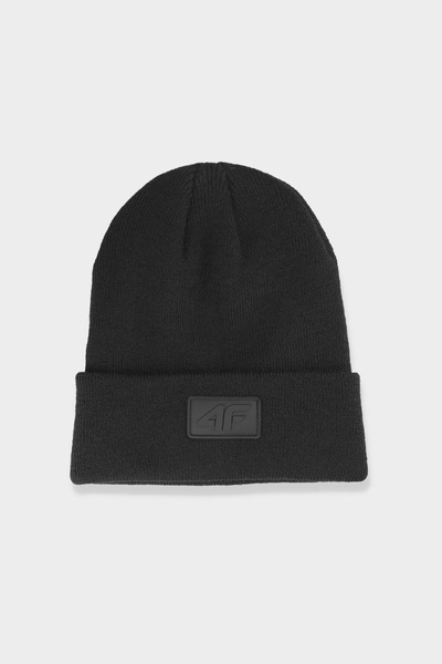 Casquette d'hiver unisexe 4F noir 4FWAW24ACAPU433-20S