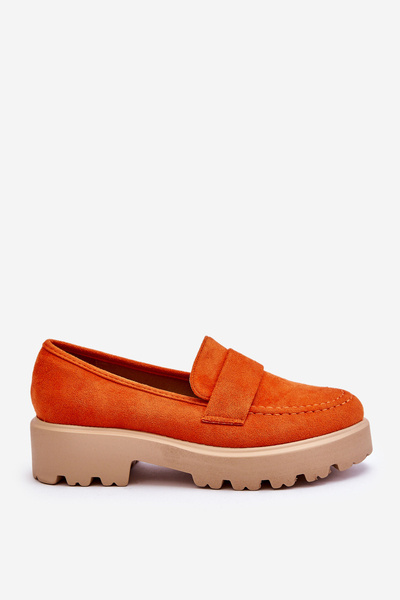 Mocassins classiques en daim Mocassins Orange Corrin