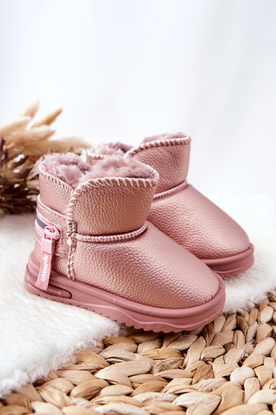 Bottes de neige pour enfants Rose Frosty