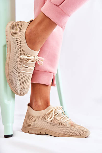 Slip pentru femei pe pantofi sport bej sequro