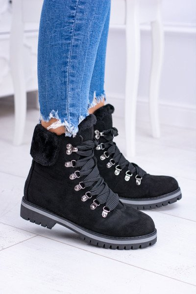 Black Women's Cherestea Faux Fur Trappers Vices K2
